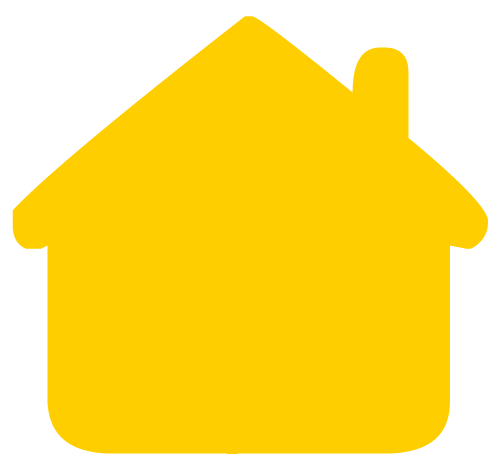kuvitus: keltainen talo